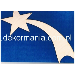 Gwiazda Betlejemska 34x13cm , 5-ramienna / SKLEJKA #3mm